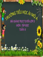 Tuần 6-TĐ-Nhớ lại buổi đầu đi học- Nguyễn Thị Thường