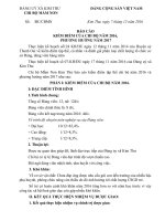 BAO CAO TAP THE CHI BO 2016