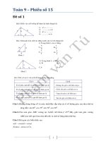 Toan 9 Phieu so 15