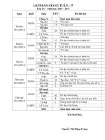 Lop 2 Tuan 17 nam hoc 20162017 thong tu 22