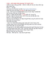 Cai phan mem VODI tren dien thoai kiem tien chan chinh cac Thay co co the tham khao