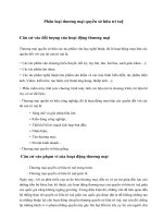 Phân loại thương mại quyền sở hữu trí tuệ