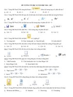 De cuong khoi 10 Word 2010