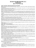 Bai tap hoa huu co 11 chon loc