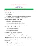 Đề cương ôn tập giữa học kì 1 lớp 12 môn GDCD năm học 2021 - 2022