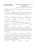 THPT Trieu Son Thanh Hoa mon Vat Ly Lan 2 nam 2017 File word co loi giai