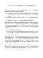 Bai tap dong hoc chat diem hay