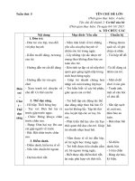 giáo án tuần 5 cơ thể bé