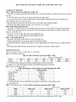 De cuong on tap hoc ki 1 Dia 11 20162017