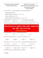 De thi thu THPT QG 2018 Mon Toan Truong THPT Viet Duc Ha Noi Lan 1 File word co loi giai chi tiet 1