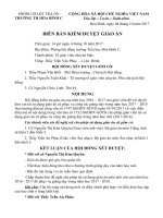 Bien ban duyet Giao an