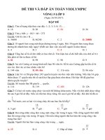 DE THI VA DAP AN VONG 5 TOAN VIOLYMPIC LOP 5 2017 2018