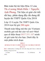 Tu duy va phan tich cau hoi hoa huu co