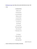 Đề thi học kì 1 lớp 1 môn Tiếng Việt năm 2021-2022 Kết nối tri thức - Đề 1