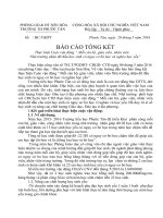 BAO CAO CUOC VAN DONG