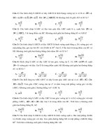 13cautracnghiemkhoangcachgiuahaiduongthangde2coloigiai