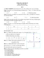 Đề + ĐA KT chương 2 đại 7