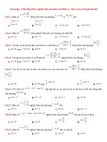 mien phi 14 bai tap Tinh dong bien nghich bien cua Ham so Phan 3 File word co loi giai chi tiet