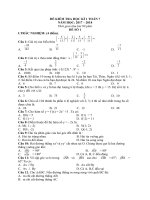 Le Quoc Hao de kiem tra hk1 TOAN 7