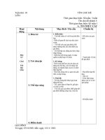 GIÁO ÁN CHỦ NHIỆM TUẦN 10: NHU CẦU GIA ĐÌNH