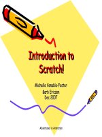 Introduction to Scratch