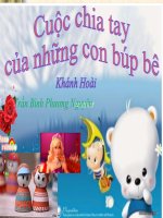 Bai 2 Cuoc chia tay cua nhung con bup be
