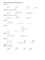 bai tap ve luy thua cua mot so huu ty