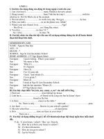 Bai Tap Unit 1 unit 16