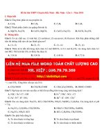 De ti mau mon hoa hoc file word 2018 co loi giai chi tiet