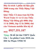 DS11Ch13PHUONG TRINH BAC HAI VA QUY VE BAC HAI VOI MOT HAM SO LUONG GIAC