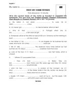 kiem tra chia dong tu sau unit 2