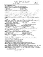 DE ON THI HOC KY 1 MON HOA 9