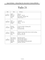 Giáo án Lớp 1 – Tuần 21 – GV: Nguyễn Thị Huyền – Tiểu học Đồng Việt