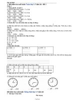 Bài tập cuối tuần 24 Toán, Tiếng việt Lớp 3