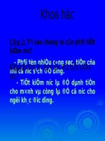 Bai 30 Lam the nao de biet co khong khi