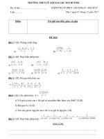 KIEM TRA 45 PHUT CHUONG II DAI SO 8