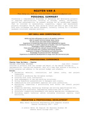 Cv Graduate Structural Engineer Cv Graduate Structural Engineer