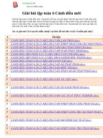 Giải bài tập toán 6 sách cánh diều cả năm 