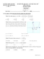 DE THI HOC KI 1 TOAN 10