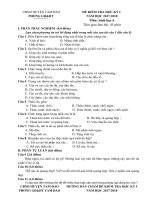 De KTHKI mon Sinh 6 nam 2017 2018