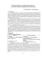 Kết quả rà soát, cập nhật chuẩn đầu ra và chương trình ngành Khoa học Hàng hải