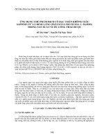 Ứng dụng chế phẩm dịch cô đặc chân không giàu Saponin từ lá đinh lăng (Polyscias fruticosa l. harms) trong sản xuất nước uống thảo dược