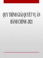 Slide quy trình giải quyết vụ án hành chính (luật TTHC)