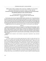 Hình ảnh lí trí và hình ảnh cảm xúc: Nghiên cứu so sánh giữa hai điểm đến du lịch Đà Nẵng và Nha Trang