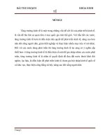 BÀI THU HOẠCH CAO cấp lý LUẬN CHÍNH TRỊ   môn KINH tế PHÁT TRIỂN   THỰC TRẠNG TĂNG TRƯỞNG KINH tế ở VIỆT NAM HIỆN NAY