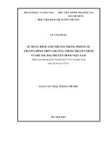 Sử dụng hình ảnh trẻ em trong phóng sự truyền hình trên chương trình truyền hình vì trẻ em, đài truyền hình việt nam (khảo sát chương trình truyền hình vì trẻ em phát sóng năm 2014 trên vtv1) 