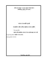 Một số phương pháp tìm giới hạn dãy số