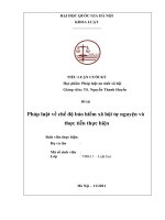 Pháp luật về chế độ bảo hiểm xã hội tự nguyện và thực tiễn thực hiện