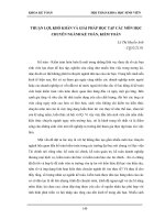 Thuận lợi, khó khăn và giải pháp học tập các môn học chuyên ngành kế toán, kiểm toán