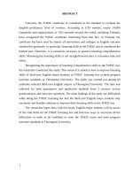 difficulties while doing the TOEIC listening test that the thirdyear English major students